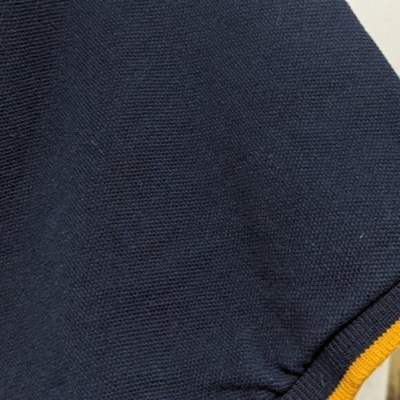 Le Shark | Hillrise Collarless Polo Shirt In True Navy - Picture 7 of 9